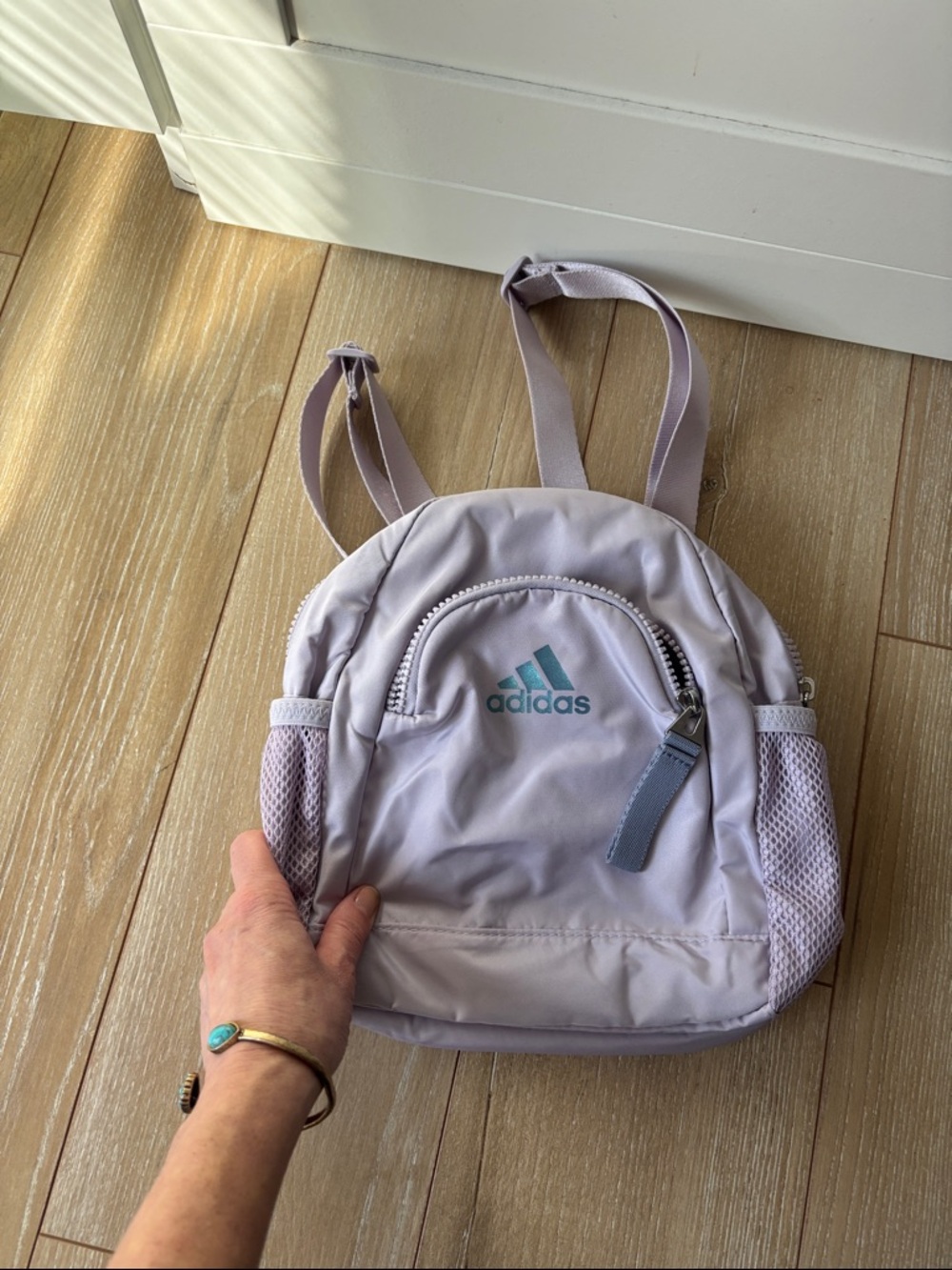 New Small Lavender Adidas Backpack